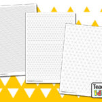 Triangle Grid Paper   Teaching Ideas Inside Triangular Grid Paper Printable