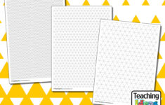 Triangle Grid Paper - Teaching Ideas regarding Triangle Grid Paper Printable