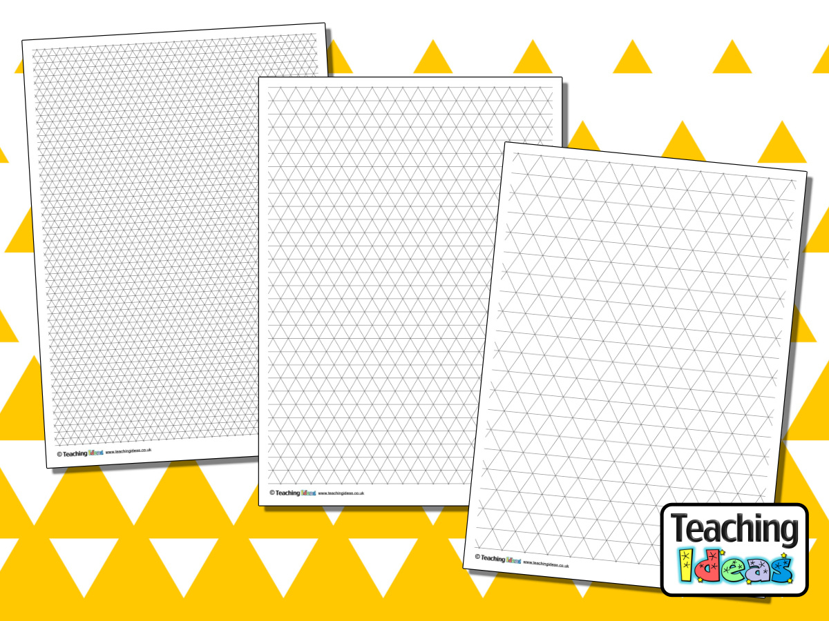 Triangle Grid Paper - Teaching Ideas regarding Triangle Grid Paper Printable