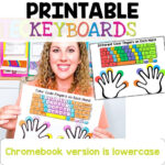 Typing Practice Printable Keyboard Pages   For Printable Paper Keyboard