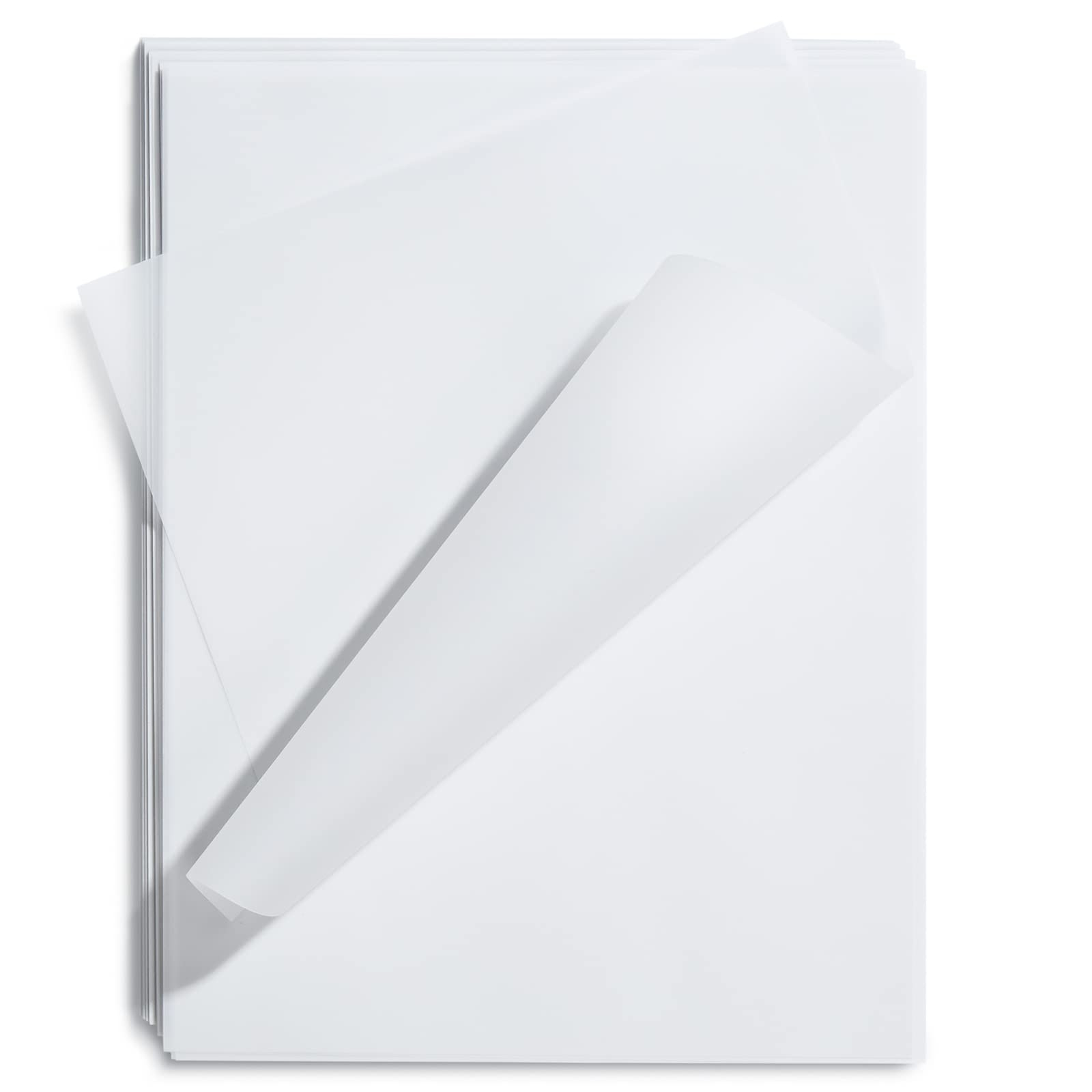 Vellum Paper 100-Sheet Transparent Paper 8.5 X 11 Inches 93 Gsm throughout Translucent Printable Paper