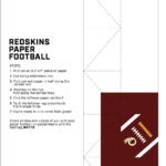 Washington Commanders On X: "We Really Miss Football 😰 We Know Within Printable Paper Football Template