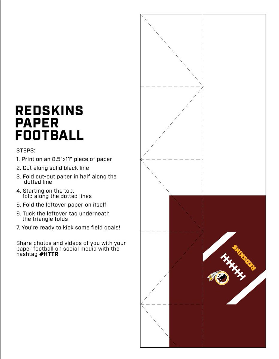 Washington Commanders On X: &amp;quot;We Really Miss Football 😰 We Know within Printable Paper Football Template
