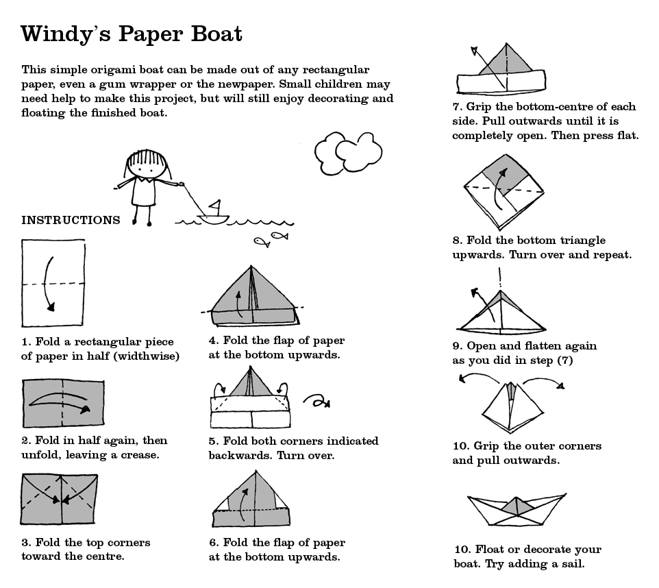 Windy&amp;#039;S Boat — Windy &amp;amp; Friends for Printable Paper Boat