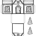 Winter Paper House Templates (Free Printables) Pertaining To Free Printable Paper House Template