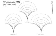 Wycinanki #002: Fan Flower Heads | Papermatrix within Printable Paper Fan Template