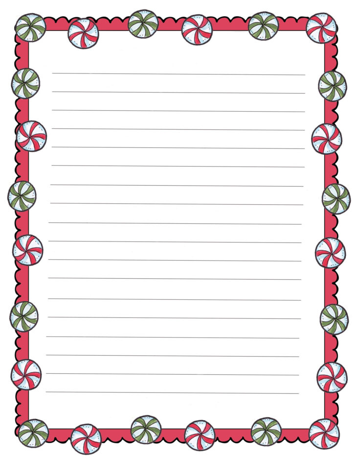 Christmas Stationery Printable Paper