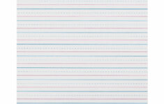 Zaner-Bloser Sulphite Handwriting Paper, Dotted Midline, Grade 2, 1/2" X  1/4" X 1/4" Ruled Short, 8" X 10-1/2", 500 Sheets regarding Zaner Bloser Paper Printable