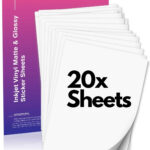 Zicoto 10X Glossy And 10X Matte Waterproof Vinyl Sheets For India Intended For Zicoto Premium Printable Vinyl Sticker Paper